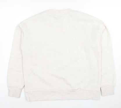 Disney Women Beige XS Winnie the Pooh Crew Neck Sweatshirt
