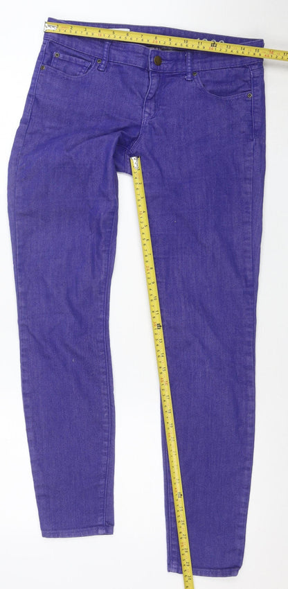 Gap 1969 Women's Blue 28x32 Skinny Jeans Stretch Denim