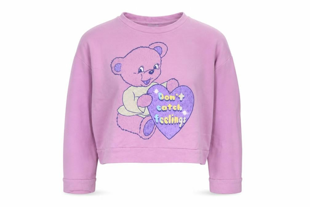 ASOS Design Women's Pink Cotton Pullover Sweatshirt Size 12