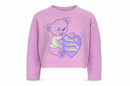 ASOS Design Women's Pink Cotton Pullover Sweatshirt Size 12