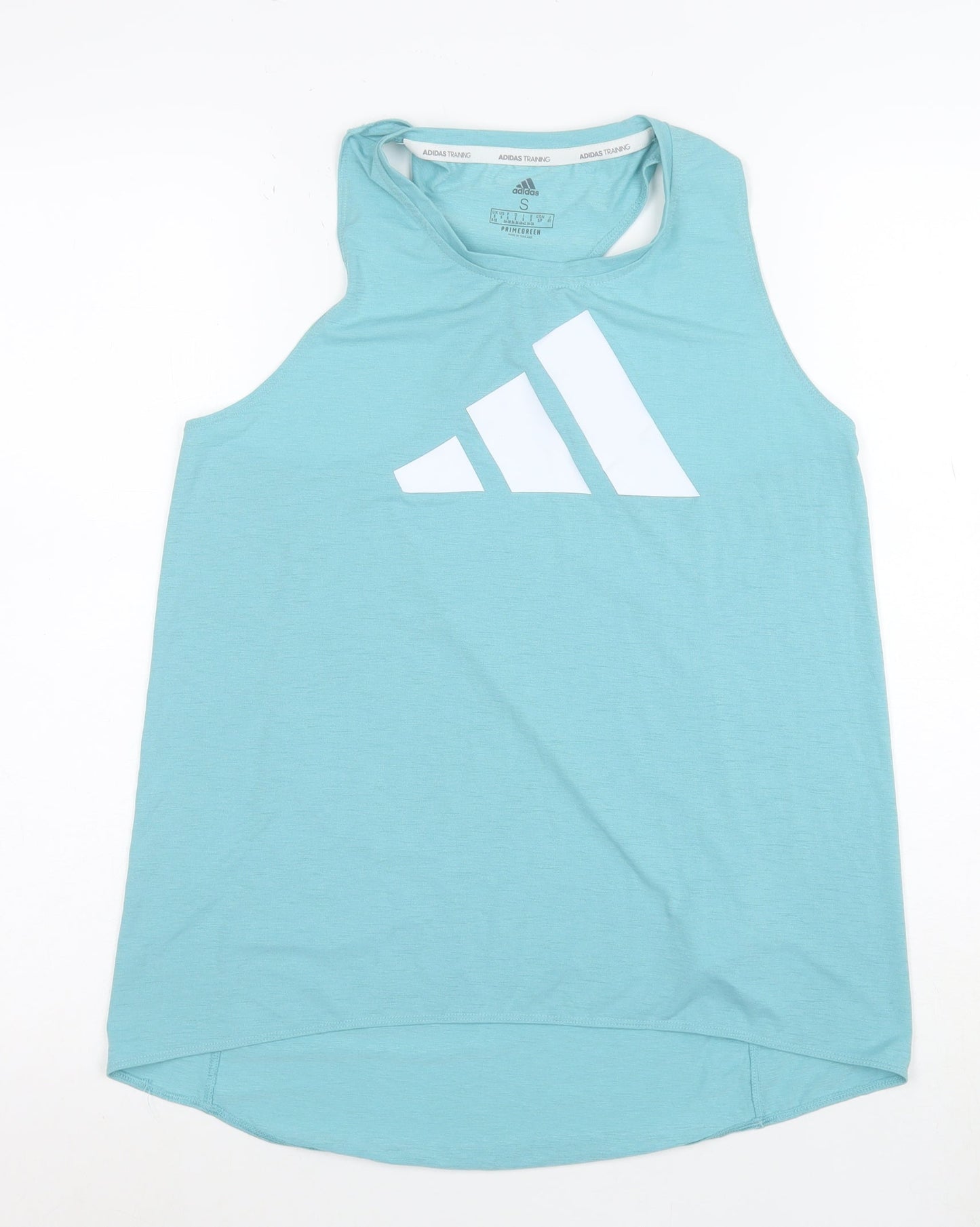 Adidas Womens Blue Tank Top Small Racerback Sports Activewear