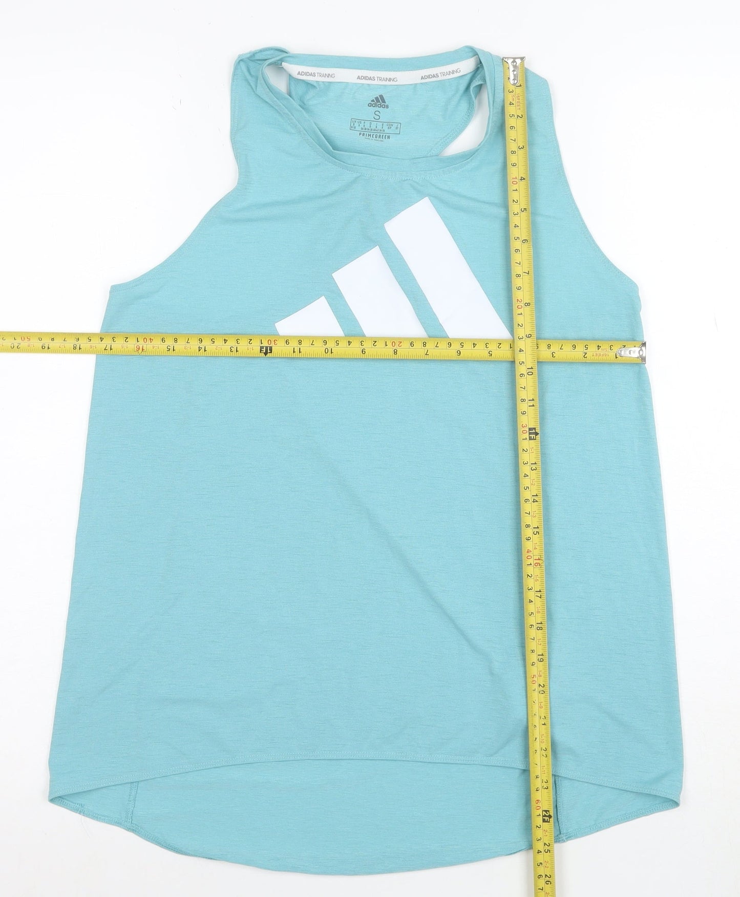 Adidas Womens Blue Tank Top Small Racerback Sports Activewear