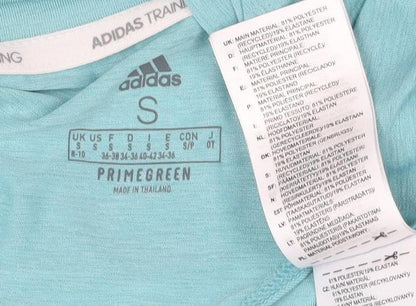 Adidas Womens Blue Tank Top Small Racerback Sports Activewear