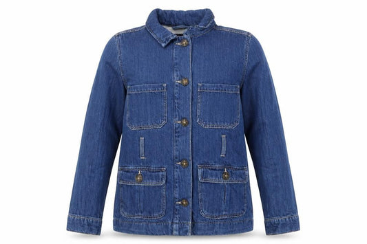 Next Women's Blue Denim Basic Jacket Size 8 Casual Cotton