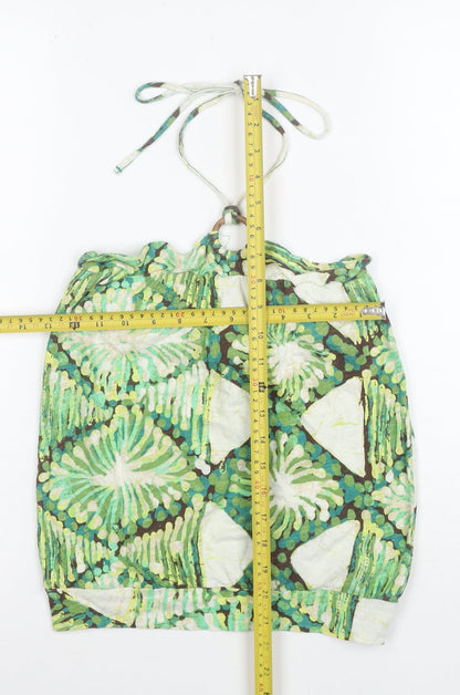 GAP Women's Green Halter Camisole Tank Top Size S 100% Cotton