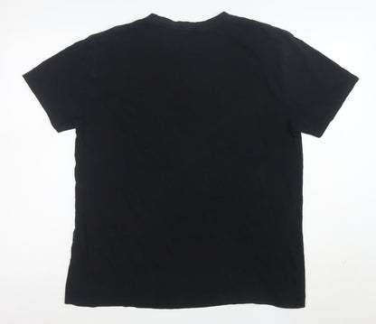 Zara Men Black Freddie Mercury Band Graphic T-Shirt Size M