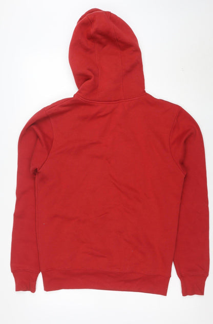 The Simpsons Men's Red Pullover Hoodie S Homer Graphic Fleece