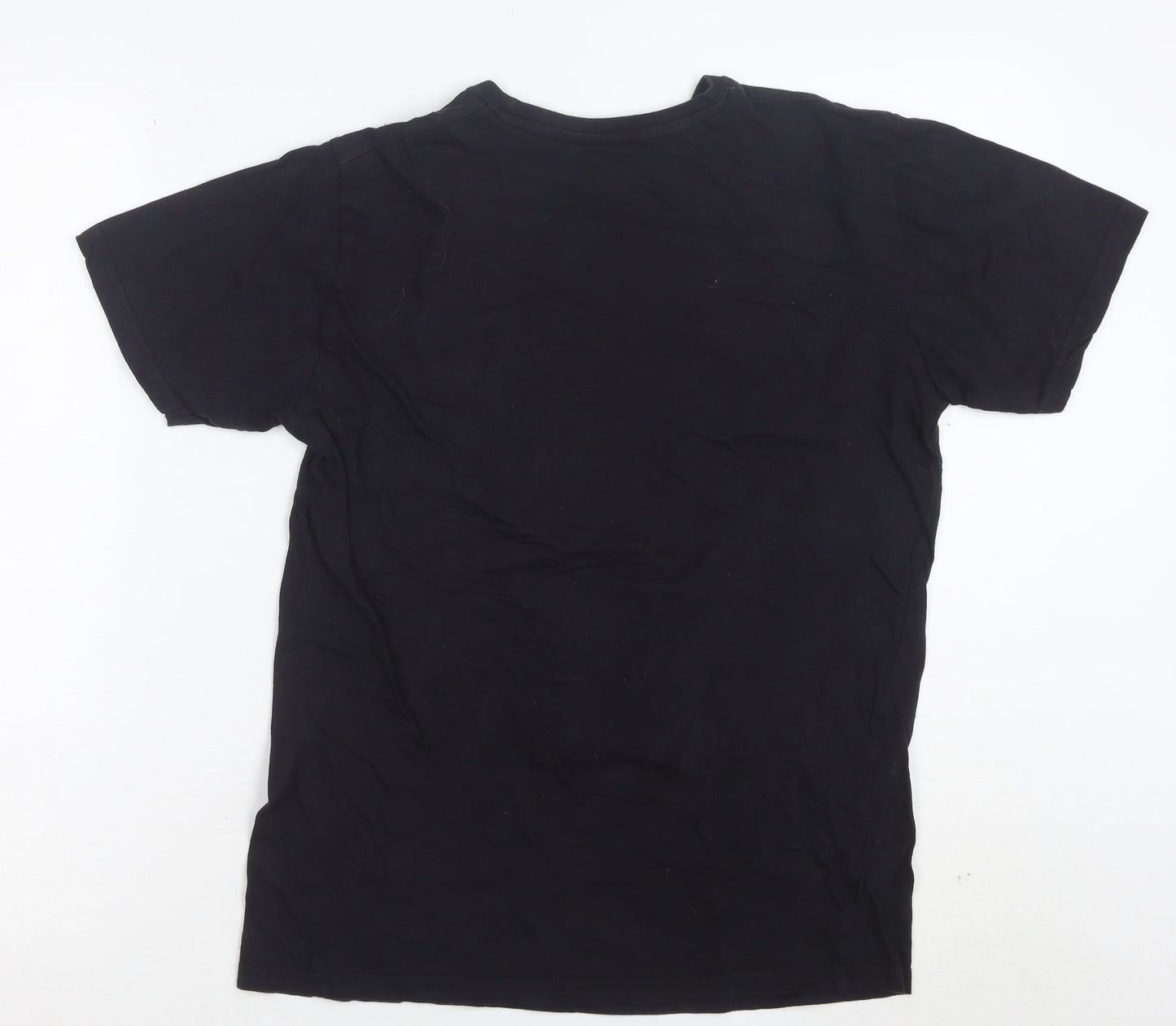Adult Swim Rick and Morty Black Cotton Men’s T-Shirt Size S Graphic Tee