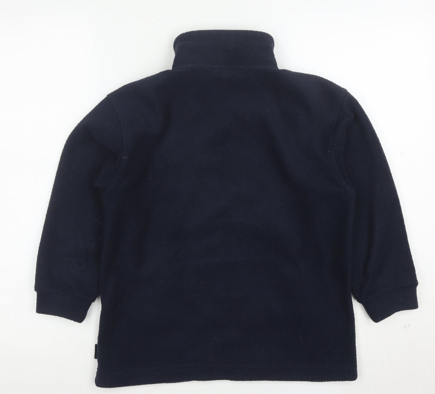Peter Storm Boys Blue Fleece Full Zip Jacket 7-8 Years Polyester Warm Layer