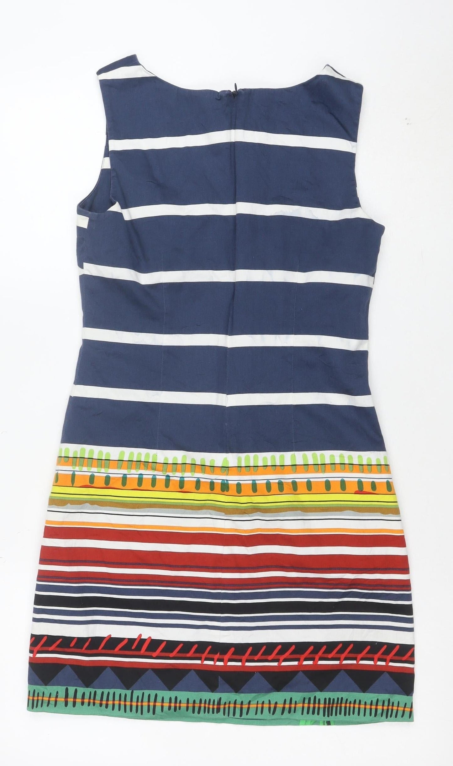 Desigual Women’s Multicoloured Size 8 Shift Dress Summer