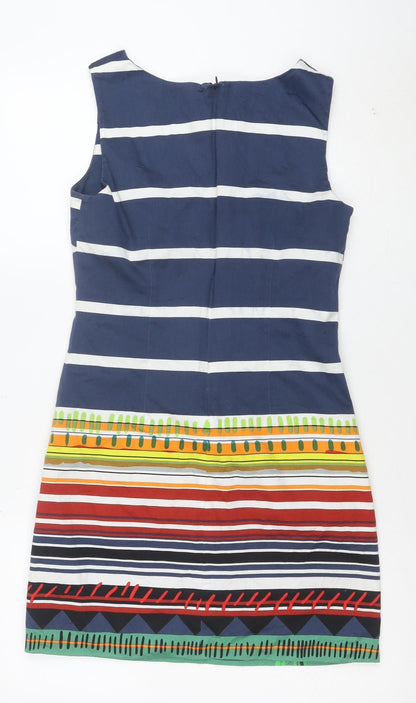 Desigual Women’s Multicoloured Size 8 Shift Dress Summer