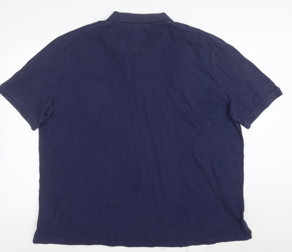 Lyle & Scott Men's Blue 3XL Cotton Short Sleeve Polo Shirt