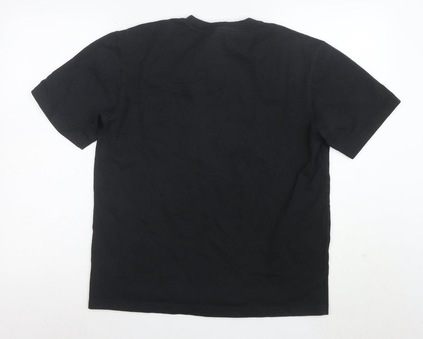 Adidas Adventure Men's Black Crew Neck Short Sleeve T-Shirt M