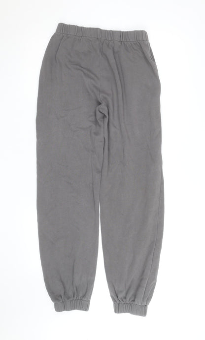 Brandy Melville Women Grey Jogger Sweatpants Elastic Waist Size XS-S