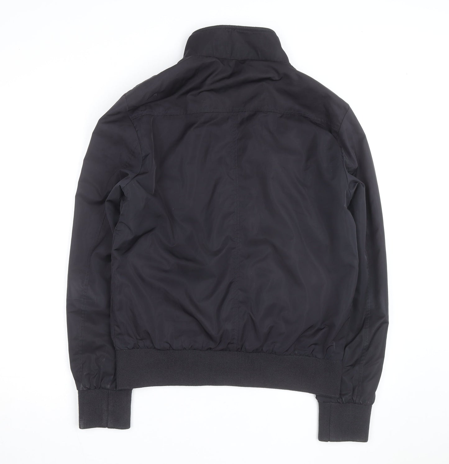 Dreamweaver Men's Black Biker Zip Jacket M Polyester