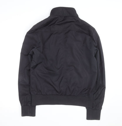 Dreamweaver Men's Black Biker Zip Jacket M Polyester