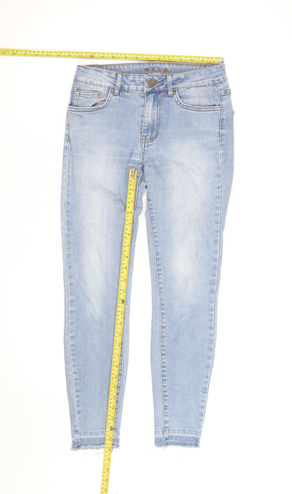 VILA Womens Blue Skinny Denim Jeans Size M Slim Fit