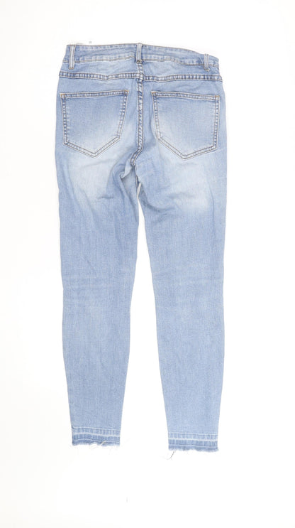 VILA Womens Blue Skinny Denim Jeans Size M Slim Fit