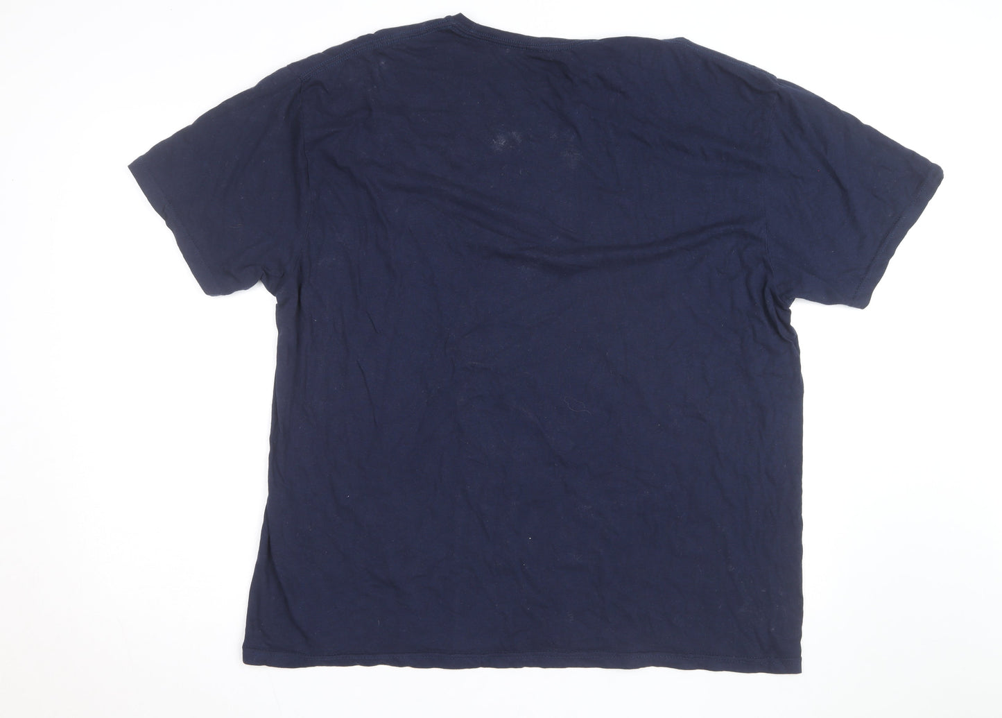Rolling Stones Men's Navy 2XL Graphic Band T-Shirt