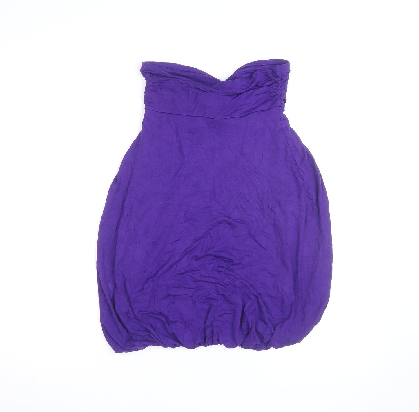 Jane Norman Women's Purple Size 10 Strapless Bodycon Dress
