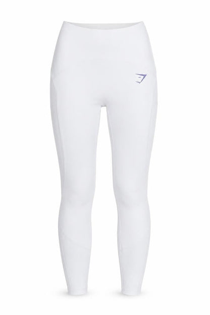 Gymshark Women White Small High Waist Active Leggings