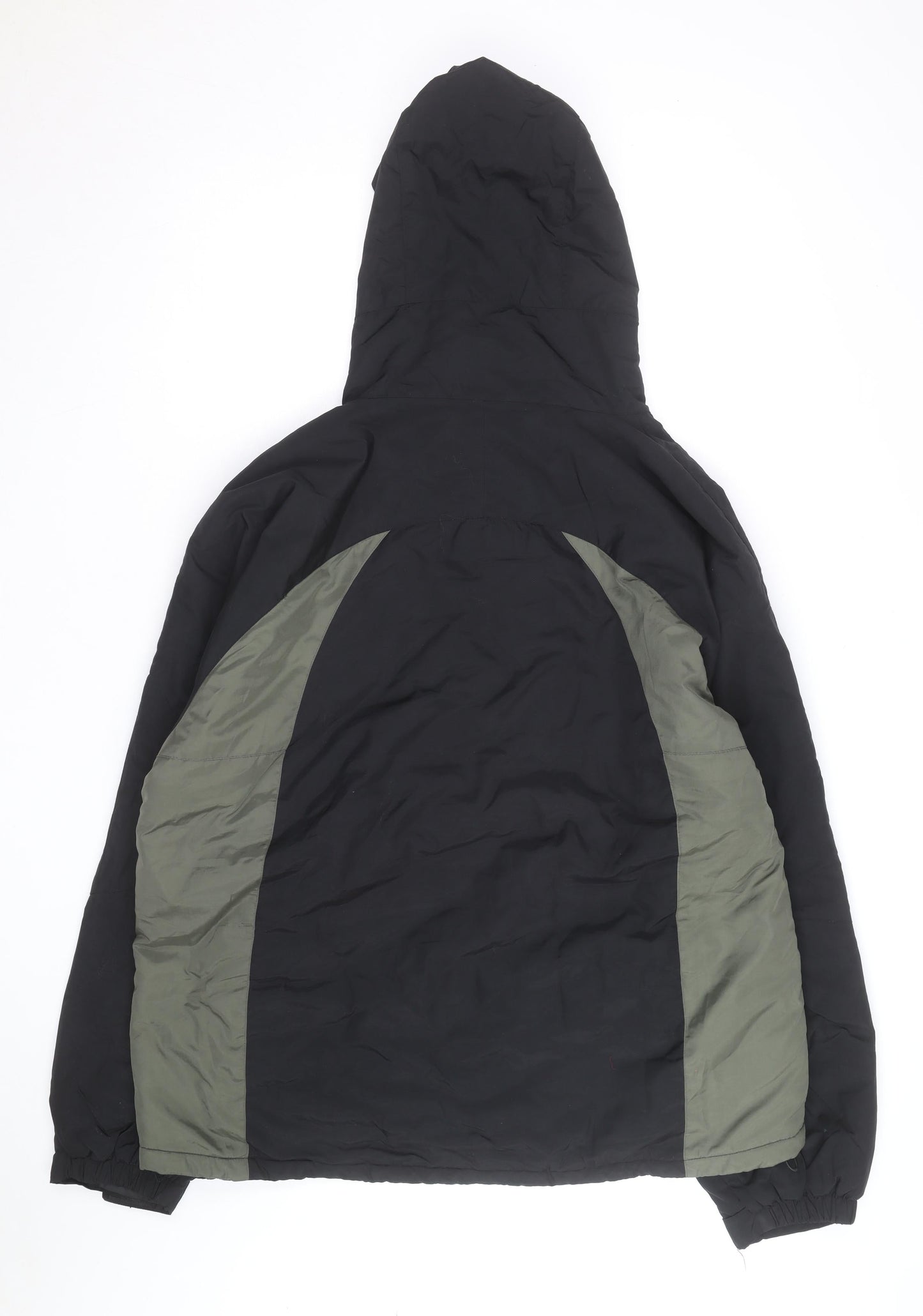 Steve & Barry’s Men’s Black XL Hooded Parka Jacket Polyester