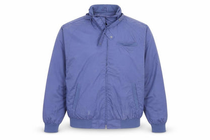 Haband Men's Blue Bomber Jacket M Polyester Cotton Casual