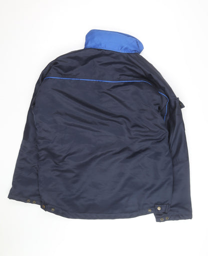 Fristads Men’s Blue Padded Workwear Parka Jacket Size M