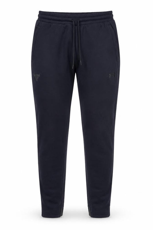 Under Armour Men Black Fleece Jogger Trousers L Regular Fit