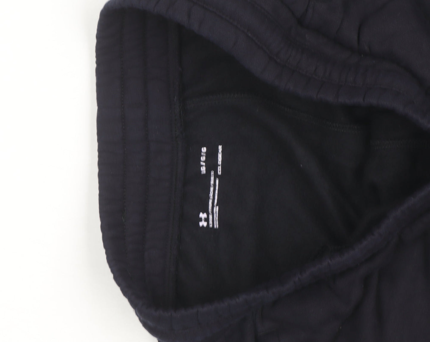 Under Armour Men Black Fleece Jogger Trousers L Regular Fit
