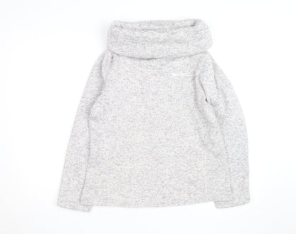 Mountain Warehouse Womens Grey Cowl Neck Long Sleeve Pullover Jumper Size 12