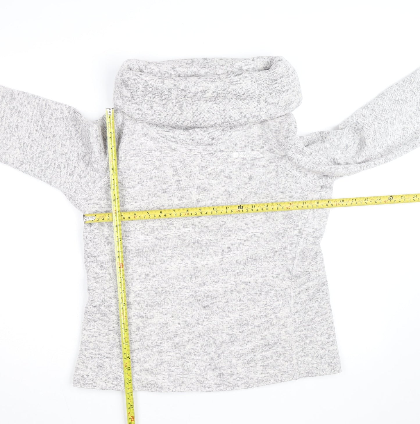 Mountain Warehouse Womens Grey Cowl Neck Long Sleeve Pullover Jumper Size 12