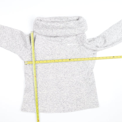 Mountain Warehouse Womens Grey Cowl Neck Long Sleeve Pullover Jumper Size 12