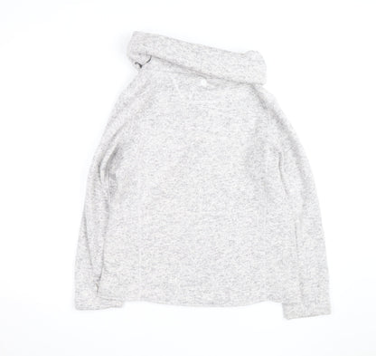 Mountain Warehouse Womens Grey Cowl Neck Long Sleeve Pullover Jumper Size 12