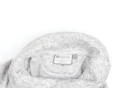 Mountain Warehouse Womens Grey Cowl Neck Long Sleeve Pullover Jumper Size 12