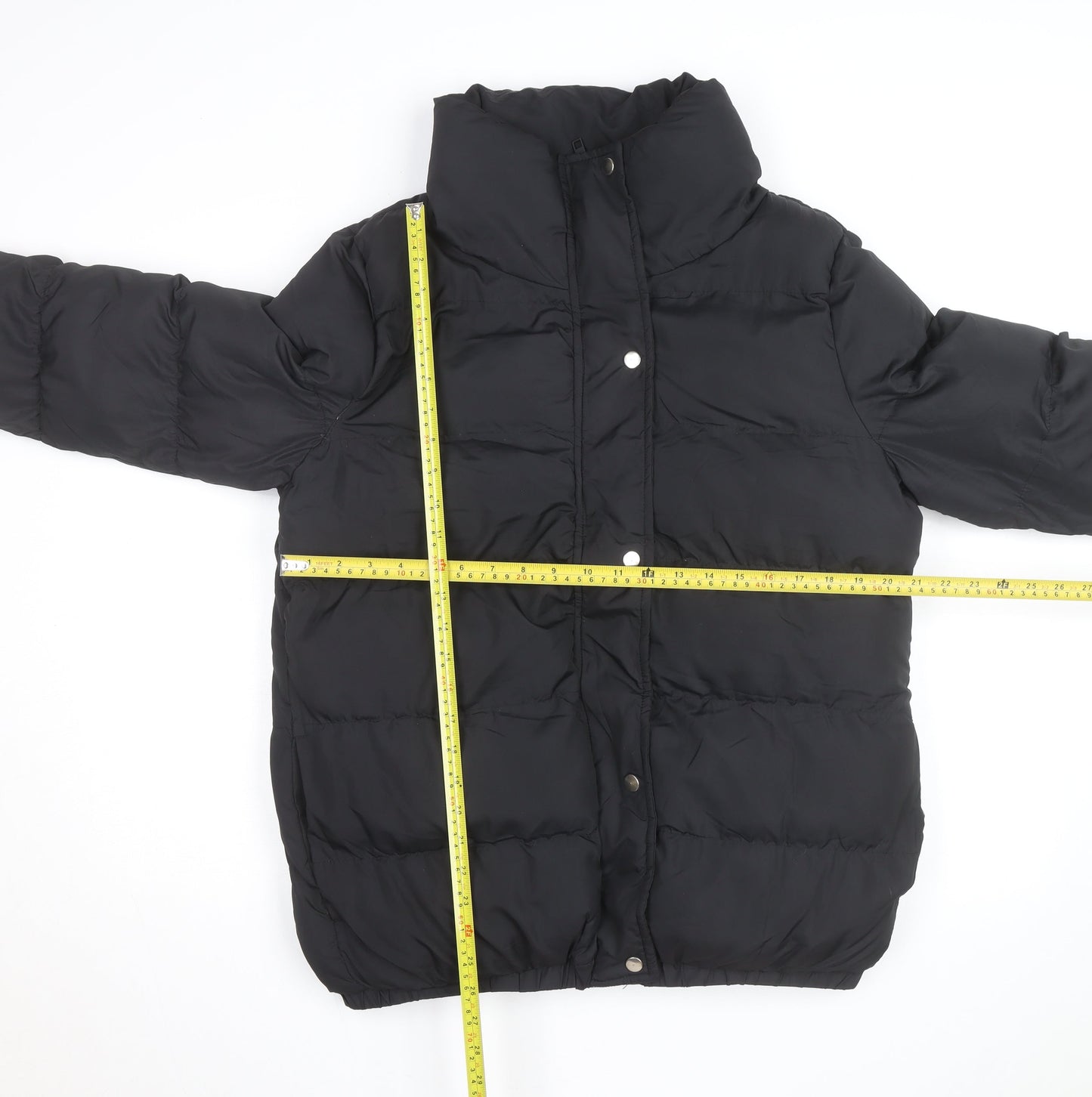 Brave Soul Women’s Black Puffer Jacket Size 14 Winter Coat
