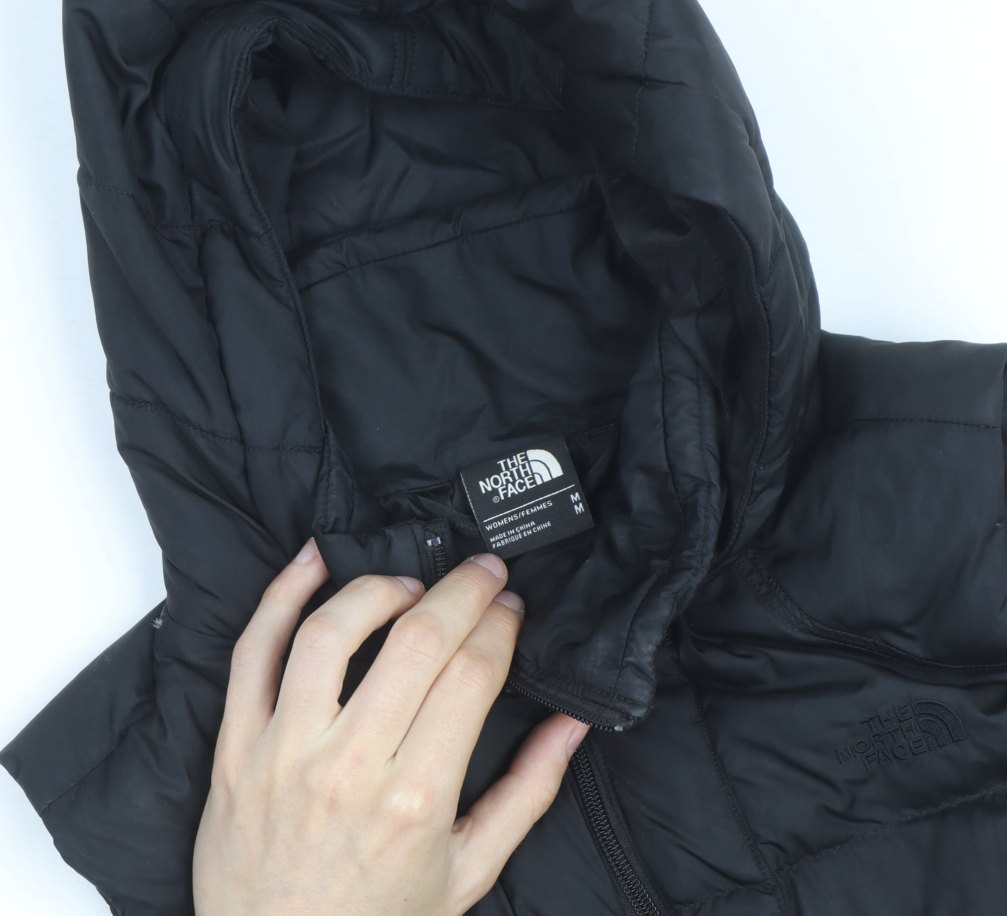 The North Face Women’s Black Puffer Down Hooded Gilet Size M
