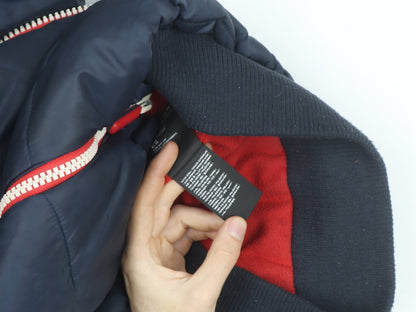 Superdry Men's Blue Hooded Puffer Jacket Size M Winter Casual