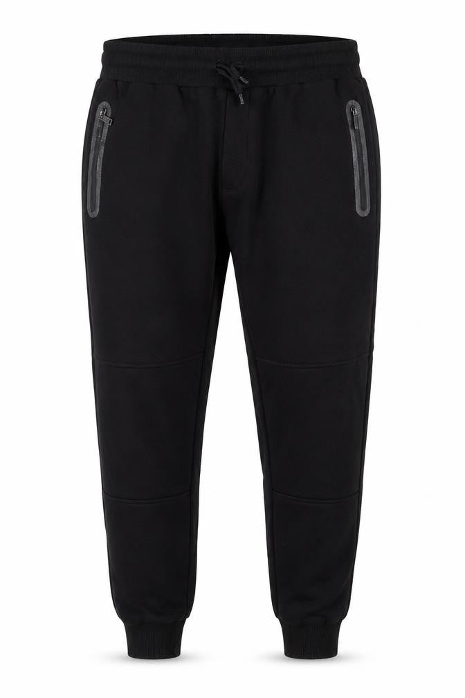 Aéropostale Men's Black XL Jogger Fleece Sweatpants with Zip Pockets