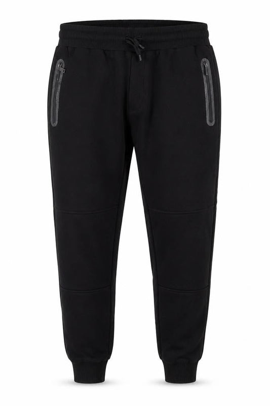 Aéropostale Men's Black XL Jogger Fleece Sweatpants with Zip Pockets