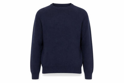 J.Crew Men's Blue Merino Wool Crew Neck Pullover Jumper L