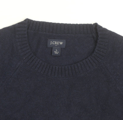 J.Crew Men's Blue Merino Wool Crew Neck Pullover Jumper L