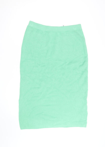 Marks and Spencer Women’s Green Knit Midi Pencil Skirt Size L