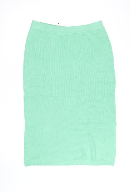 Marks and Spencer Women’s Green Knit Midi Pencil Skirt Size L