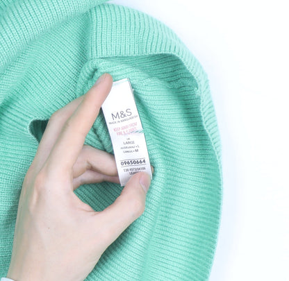 Marks and Spencer Women’s Green Knit Midi Pencil Skirt Size L