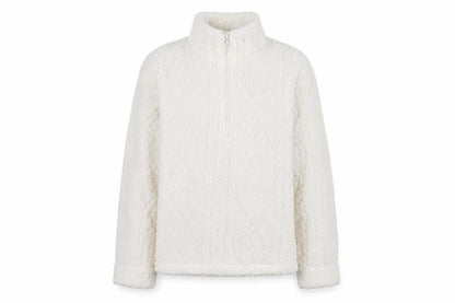 Gilly Hicks Men's White Fleece 1/2 Zip Pullover Jumper XS