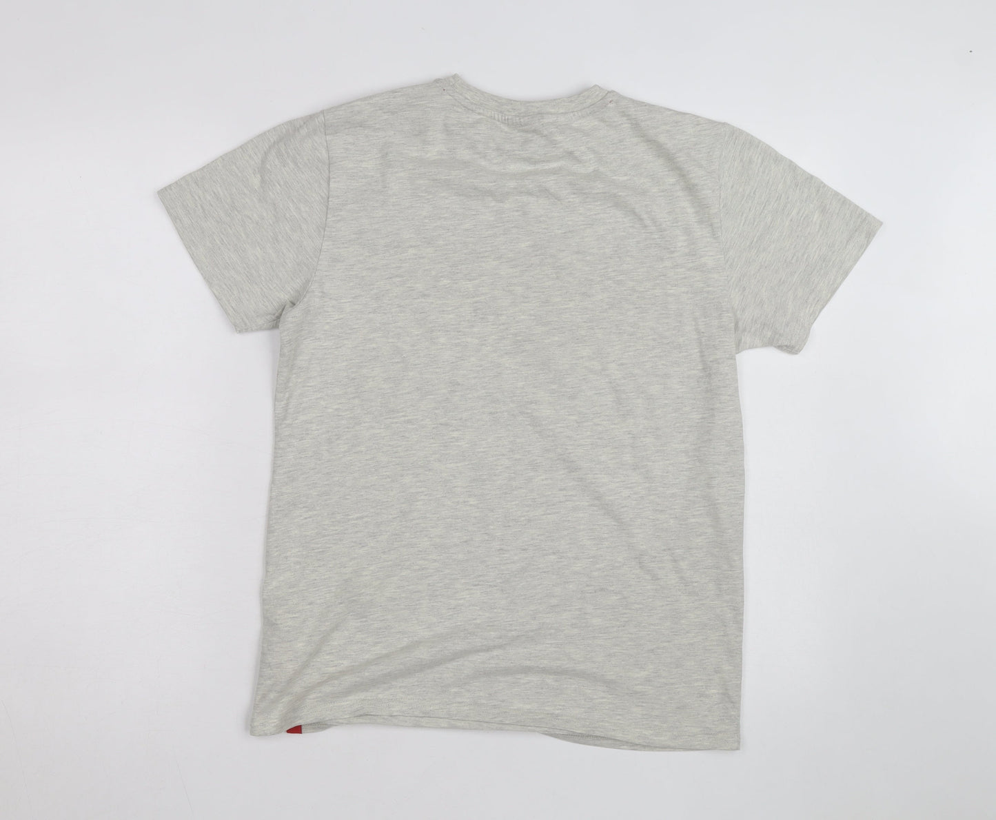 LFC Men's Grey Short Sleeve Crew Neck Graphic T-Shirt Size S