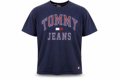 Tommy Jeans Men's Blue Large Logo Graphic T-Shirt
