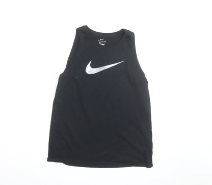 Nike Men's Black Dri-Fit Tank Top M Sports Vest Gym Activewear