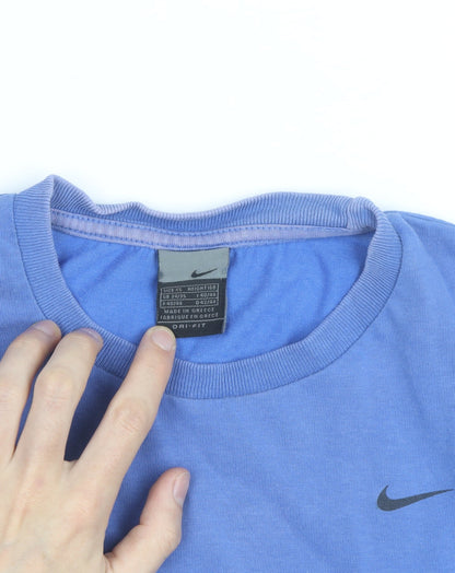 Nike Men's Blue Dri-FIT Short Sleeve Crew Neck T-Shirt XS